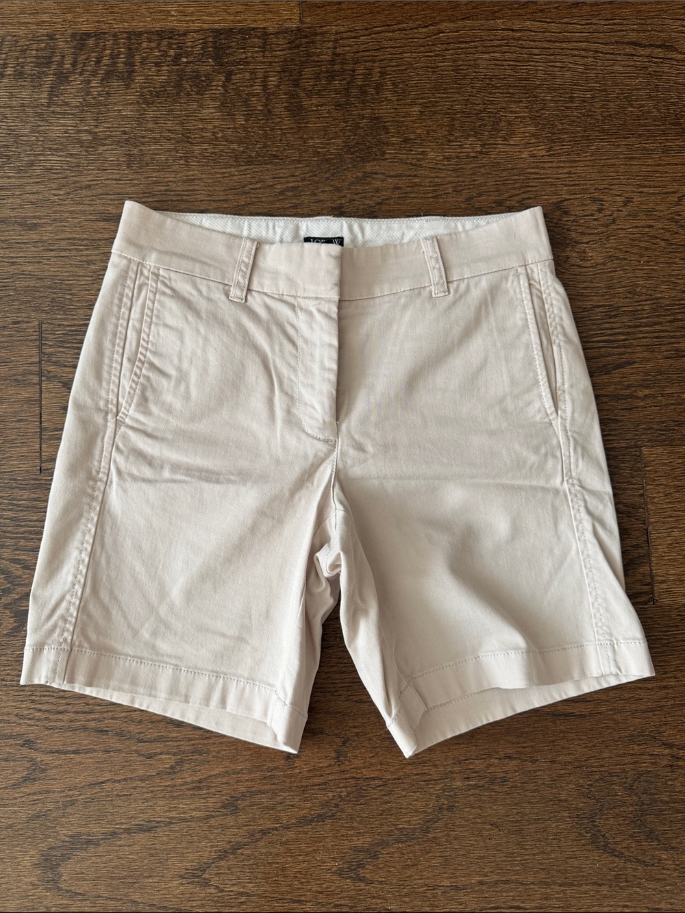 J. Crew Light Beige Chino Bermuda Shorts